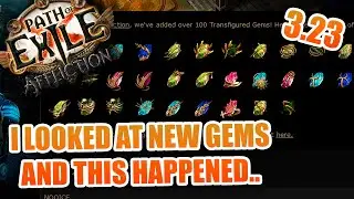 FIRST PART OF NEW SKILL GEMS In Path Of Exile 3.23 Affliction