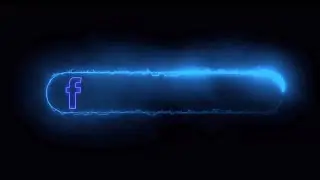 NEW FACEBOOK 😃No Text Neon logo animation black screen⚫️|| Just Add Name📝||Link in Description👇||