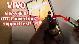 vivo y36 USB OTG Support Test? | How to Use USB OTG Connection in vivo Android