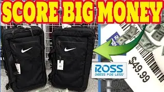 😱 LOT OF 3 👉🏼 NIKE BRAND FIFTYONE49 Wheeled Bag Cabin Roller Suitcase Luggage AT ROSS 🔥