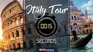 Italy tour in 15 seconds | Best places to visit in Italy
