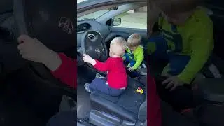 Twins driving 
