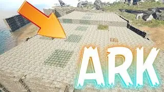 ARK: Survival Evolved построил дом размером в ПОЛОВИНУ ОСТРОВА! ФАРМ КАМНЯ ДЕРЕВА и СОЛОМЫ В АРК #46