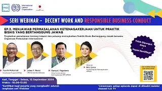 Menjawab Permasalahan Ketenagakerjaan utk Praktik Bisnis yg Bertanggung Jawab di Sektor Elektronik