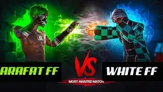 Free Fire 1VS1 White FF vs Arafat || Free Fire Custom Gameplay @whiteff 😱😱