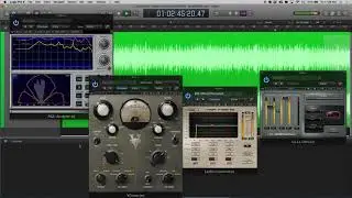 Mastering Session in Logic Pro X with Waves Plugins