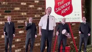 I Sang ALL 5 Parts! Vince Guaraldi’s “Christmastime” - Salvation Army Christmas Kettle One-Man Choir
