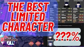 The Best Limitied Character in Anime Dimensions right now #roblox