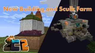 Sculk Farm and New Building Design on ZetaCraft SMP