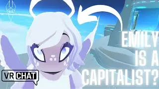 Emily eating sand in Probability Labs [VRChat]