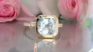 Raffinierter Aquamarin Ring „Surprise“ | Refined Aquamarine Ring „Surprise“