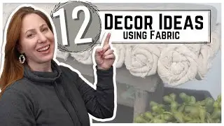 *LOOK* what you can make with FABRIC // DIY Home Decor Ideas