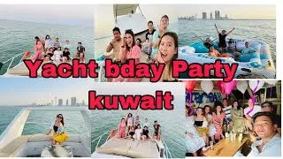 YACHT BIRTHDAY PARTY KUWAIT | Mhae Be Vlog
