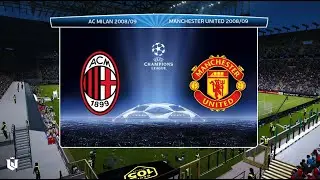 Milan vs Manchester United ● Champions League 2009 ● Pes 2021