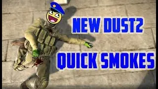 New Dust 2  4 Quick/Easy Smoke Spots