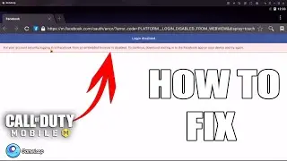 How to FIX Call of duty Mobile Facebook Login Problem In Gameloop