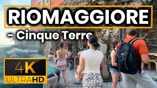 RIOMAGGIORE - Le CINQUE TERRE 🇮🇹 1 Hour | Walking Tour - 4K60fps