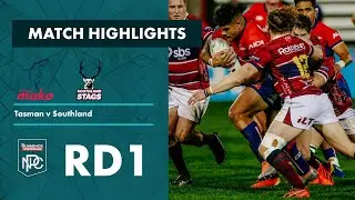 Round 1 Highlights | Tasman v Southland | Bunnings NPC 2022