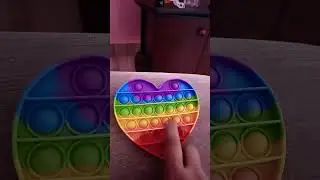 beautiful pop it  / amazing colourful pop it / heart shape pop it  