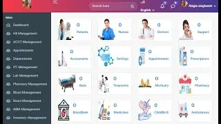 Laravel Hospital Management System Showcasing of RESPONSIVE DASHBOARD COMING SOON.