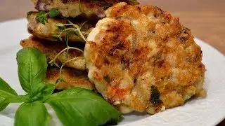 Сочные КУРИНЫЕ котлеты. ПП.