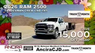 March Specials in San Antonio - Ancira Chrysler Jeep Dodge Ram