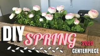 DIY SPRING DECOR//DIY CENTERPIECE//THE SIMPLISTIC HOME