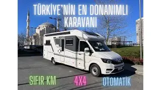 2023 Model 4x4 Man Tge Automatic Semi Integrated Caravan - Full+Full - Akaslanoğlu Caravan