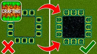 How to Make END PORTAL in Crafting and Building (2022)