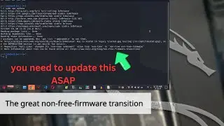 kali non free firmware 2024 |update sources list |