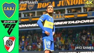 EA SPORTS FC 24 Boca Jrs Vs River Plate // Copa Libertadores [Next Gen PS 5 /Xbox Series] 4k