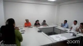 Зал персональной конференции Tashkent Pharmaceutical Institute