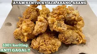CUMA TEPUNG DAN MASAKO AYAMNYA JADI KRIBO KAYAK GINI !! AYAM KENTUCKY ALA ABANG ABANG PINGGIR JALAN