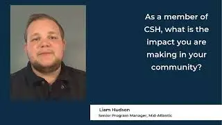 Liam shares how his role in the Mid-Atlantic region is making an impact in the community