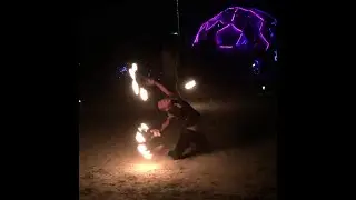 Fire Dance Solo Burning Man