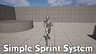Unreal Engine 5 | How To Make A Simple Sprint System Tutorial