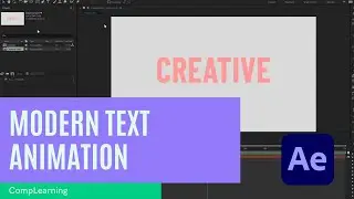 Creative Text animation in After Effects