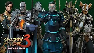 Shadow Fight 3 - All Bosses (Marcus's Plane)