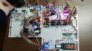 Homemade 8bit CPU 01 - Registers test