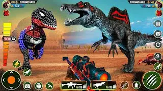 Wild Dinosaur Hunter 3D Zoo Game – Android Gameplay