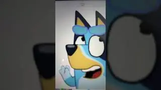 Bluey steps on Lego