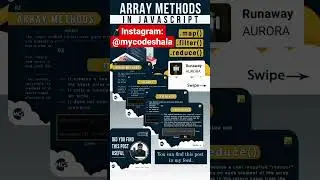 Array Methods - map, filter ,reduce