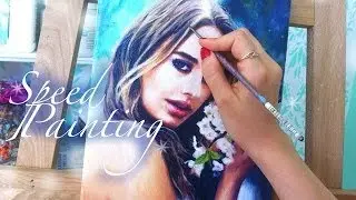 Speed Painting : Sonya Esman ♥ Ускоренa : Соня Есьман портрет