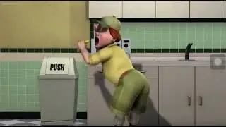 The Penguins of Madagascar - Alice slapped her butt