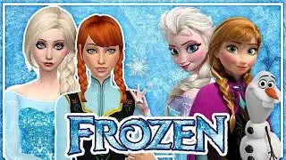 The Sims 4: Create a Sim | Elsa, Anna, and Olaf // Frozen