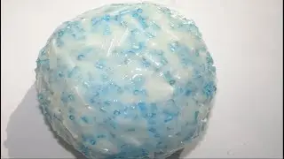 Crunchy Slime\ Кранчи слайм с бисером\ ASMR\MIXING SLIME\Territory Relax