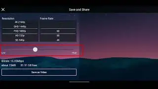 Kinemaster Video Export Settings