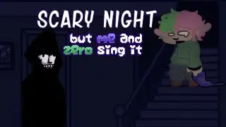 Scary night but me and zero sing it || Funky Friday Gameplay