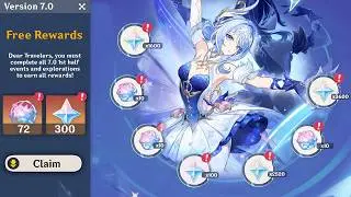 NEW UPDATE! HOW TO GET 72 FREE PULLS FOR ODETTE & ARLECCHINO IN 7.0 1ST HALF - Genshin Impact