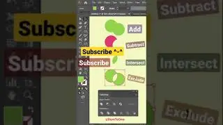 Adobe Illustrator Quick Tips & Tricks 2021 | Pathfinder tool | Illustrator Beginners Tutorials
